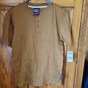 Classic Brown Button Down Kids Shirt